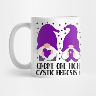 Gnome One Fights Alone Cystic Fibrosis Awareness Mug